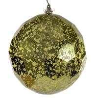 Vickerman 6" Lime Honeycomb Mercury Christmas Ornament (2 Pack)