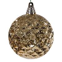 Vickerman 4.75" Gold Mirror Mercury Christmas Ornament (4 Pack)