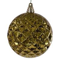Vickerman 6" Olive Honeycomb Mercury Christmas Ornament (2 Pack)