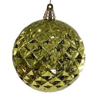 Vickerman 6" Lime Diamond Mercury Christmas Ornament (2 Pack)