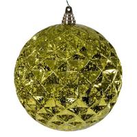 Vickerman 8" Lime Mirror Diamond Christmas Ornament