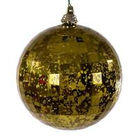 Vickerman 4" Olive Mirror Mercury Christmas Ornament (6 Pack)