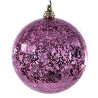Vickerman 4" Pink Mirror Mercury Christmas Ornament (6 Pack)