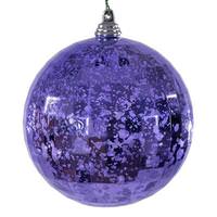 Vickerman 4" Lavender Mirror Mercury Christmas Ornament (6 Pack)