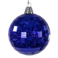 Vickerman 4.75" Purple Mirror Mercury Christmas Ornament (4 Pack)