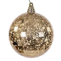 Vickerman 6" Gold Mirror Mercury Christmas Ornament (2 Pack)