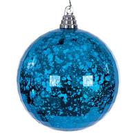 Vickerman 6" Turquoise Mirror Mercury Christmas Ornament (2 Pack)