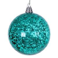 Vickerman 6" Teal Diamond Mercury Christmas Ornament (2 Pack)