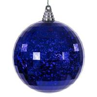 Vickerman 6" Purple Mirror Mercury Christmas Ornament (2 Pack)