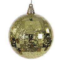 Vickerman 6" Lime Mirror Mercury Christmas Ornament (2 Pack)