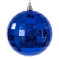 Vickerman 8" Blue Mirror Mercury Christmas Ornament