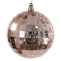 Vickerman 8" Rose Gold Mirror Mercury Christmas Ornament