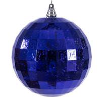 Vickerman 8" Purple Mirror Mercury Christmas Ornament