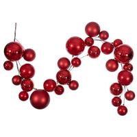 Vickerman 6' Red Ball Wire Garland
