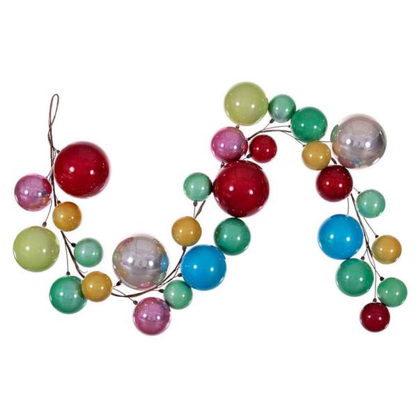 6' Multi-Color Ball Wire Garland