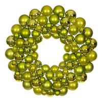 Vickerman 24" Lime Ball Ornament Christmas Wreath