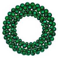 Vickerman 30" Green Ball Ornament Christmas Wreath