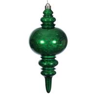 Vickerman 13" Green Mercury Finial Christmas Tree Ornament 
