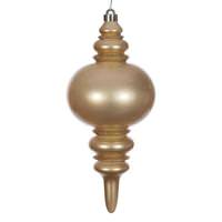Vickerman 13" Gold Candy Glitter Finial Christmas Tree Ornament 