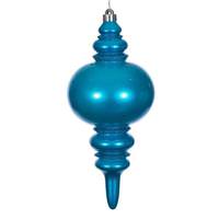 Vickerman 13" Turquoise Candy Glitter Finial Christmas Tree Ornament 