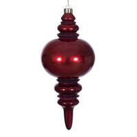 Vickerman 13" Wine Candy Glitter Finial Christmas Tree Ornament 