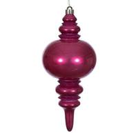 Vickerman 13" Berry Red Candy Glitter Finial Christmas Tree Ornament 