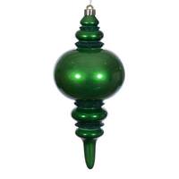 Vickerman 13" Emerald Mercury Finial Christmas Tree Ornament 