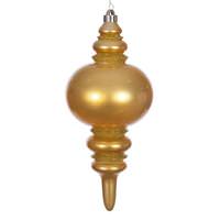Vickerman 13" Honey Gold Candy Glitter Finial Christmas Tree Ornament 