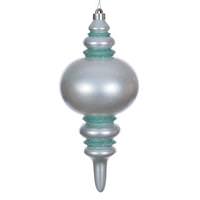 Vickerman 13" Frosty Mint Candy Glitter Finial Christmas Tree Ornament 