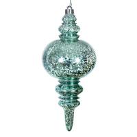 Vickerman 13" Seafoam Mercury Finial Christmas Tree Ornament 
