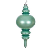 Vickerman 13" Sea Foam Candy Glitter Finial Christmas Tree Ornament 