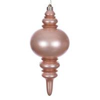 Vickerman 13" Rose Gold Candy Glitter Finial Christmas Tree Ornament 
