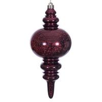 Vickerman 13" Burgundy Mercury Finial Christmas Tree Ornament 