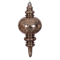 Vickerman 13" Mocha Mercury Finial Christmas Tree Ornament 