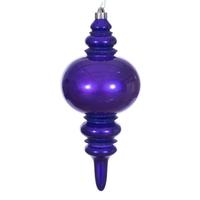 Vickerman 13" Purple Glitter Finial Christmas Tree Ornament 