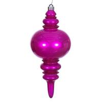 Vickerman 13" Fuchsia Glitter Finial Christmas Tree Ornament 