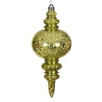 Vickerman 13" Lime Mercury Finial Christmas Tree Ornament 