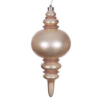 Vickerman 13" Cafe Latte Candy Glitter Finial Christmas Tree Ornament 