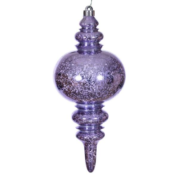 13" Lavender Mercury Finial Christmas Tree Ornament 