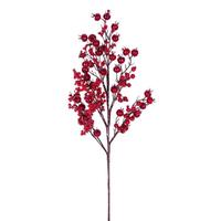 Vickerman 24"  Red Deluxe Mixed Berry Artificial Spray (3 Pack)