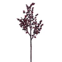 Vickerman 24"  Winter Icy Red & Burgundy Berry Artificial Spray (3 Pack)
