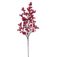 Vickerman 24" Red Petite Cluster Berry Artificial Spray (3 Pack)
