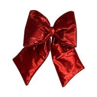 Vickerman 18" x 23" Red Metallic Christmas Bow