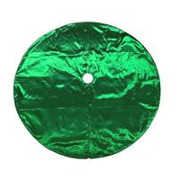 Vickerman 60" Green Metallic Christmas Tree Skirt