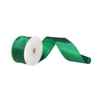 Vickerman 2.5" x 10Yd Green Metallic Christmas Ribbon