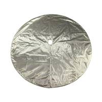 Vickerman 72" Silver Metallic Christmas Tree Skirt