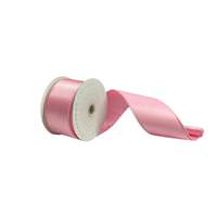 Vickerman 2.5" x 10Yd Pink Satin Christmas Ribbon