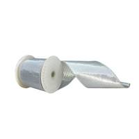 Vickerman 4" x 10Yd Silver Metallic Christmas Ribbon