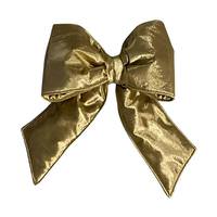 Vickerman 12" x 15" Gold Metallic Christmas Bow