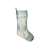 Vickerman 8" x 19" Champagne Metallic Christmas Stocking 